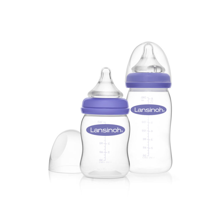 NEW Lansinoh® mOmma® Feeding Bottle with NaturalWave™ Teat